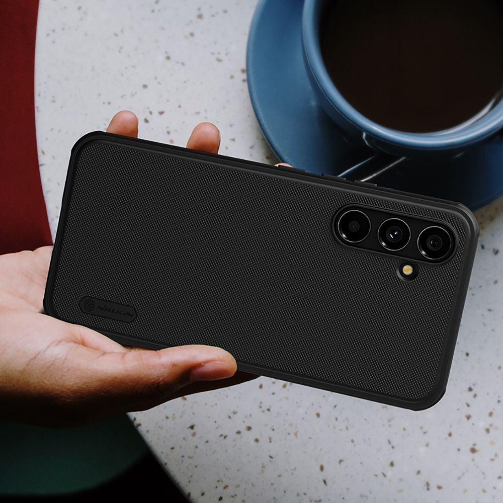 Nillkin Samsung Galaxy A54 5G Super Frosted Shield Pro Σκληρή Θήκη με Πλαίσιο Σιλικόνης - Black