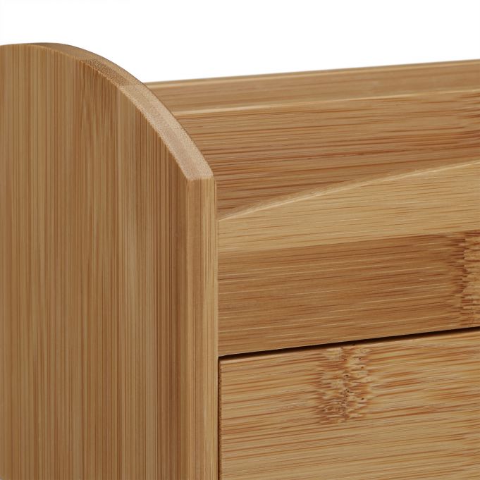 Relaxdays Ξύλινη Βάση Οργάνωσης Γραφείου από Bamboo - Natural - 4052025202477