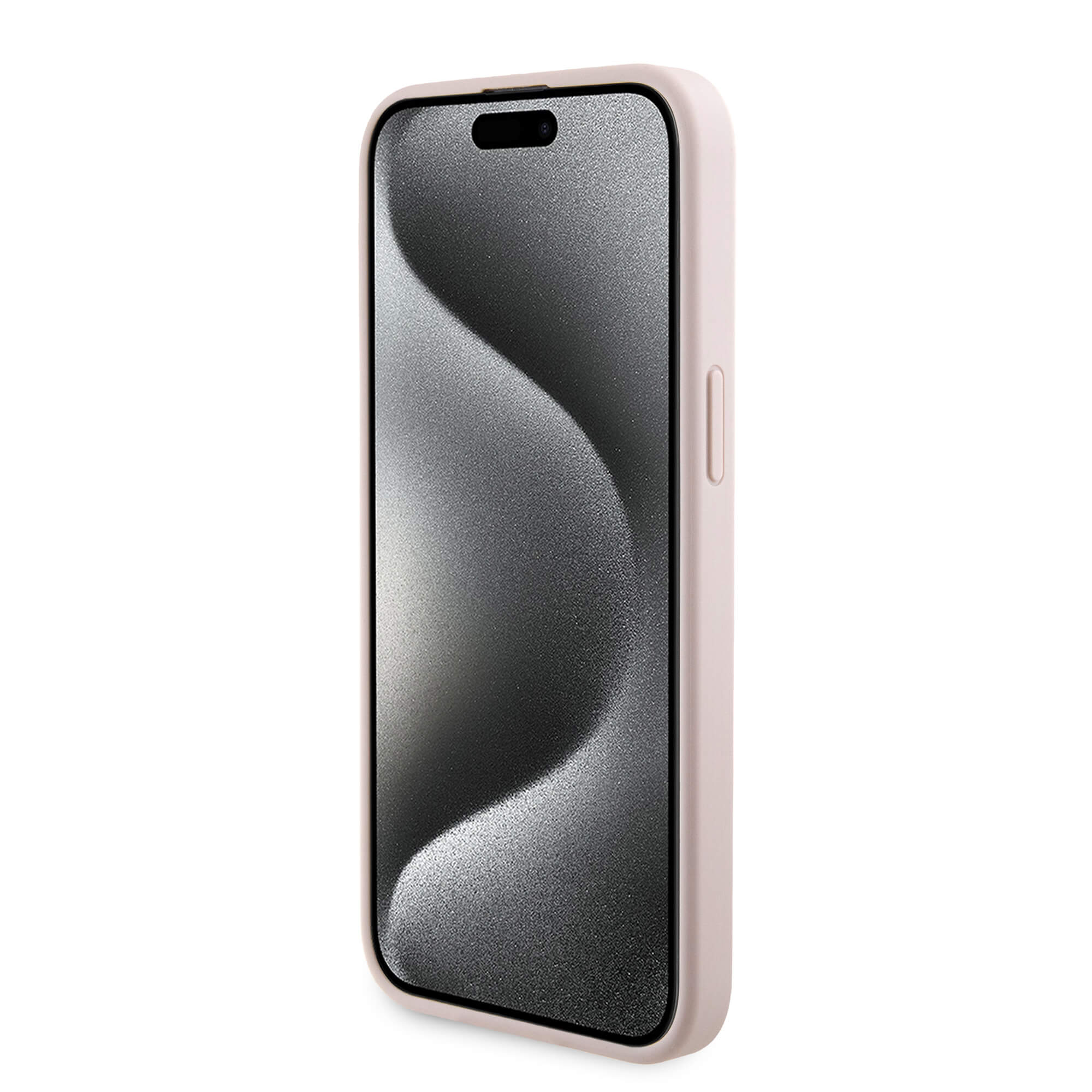 Guess iPhone 15 Pro Max - 4G Metal Logo Σετ MagSafe Σκληρή Θήκη με Επένδυση Συνθετικού Δέρματος και Powerbank 5000mAh - Pink - GUBPM5P15X4GEMGP