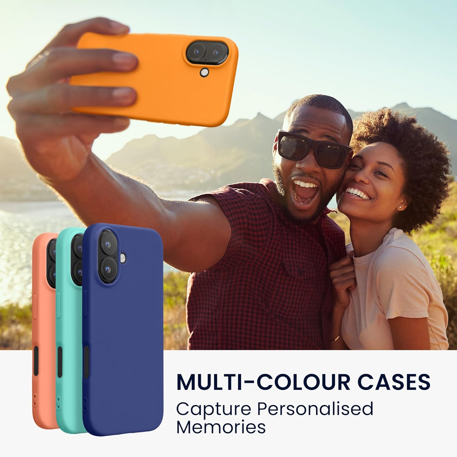 KW iPhone 16 Λεπτή Θήκη Σιλικόνης TPU - Fruity Orange