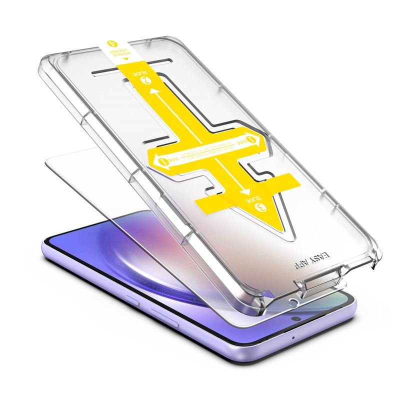Mobile Origin Samsung Galaxy A55 5G Screen Guard 9H Αντιχαρακτικό Γυαλί Οθόνης με Κιτ Εγκατάστασης - Clear