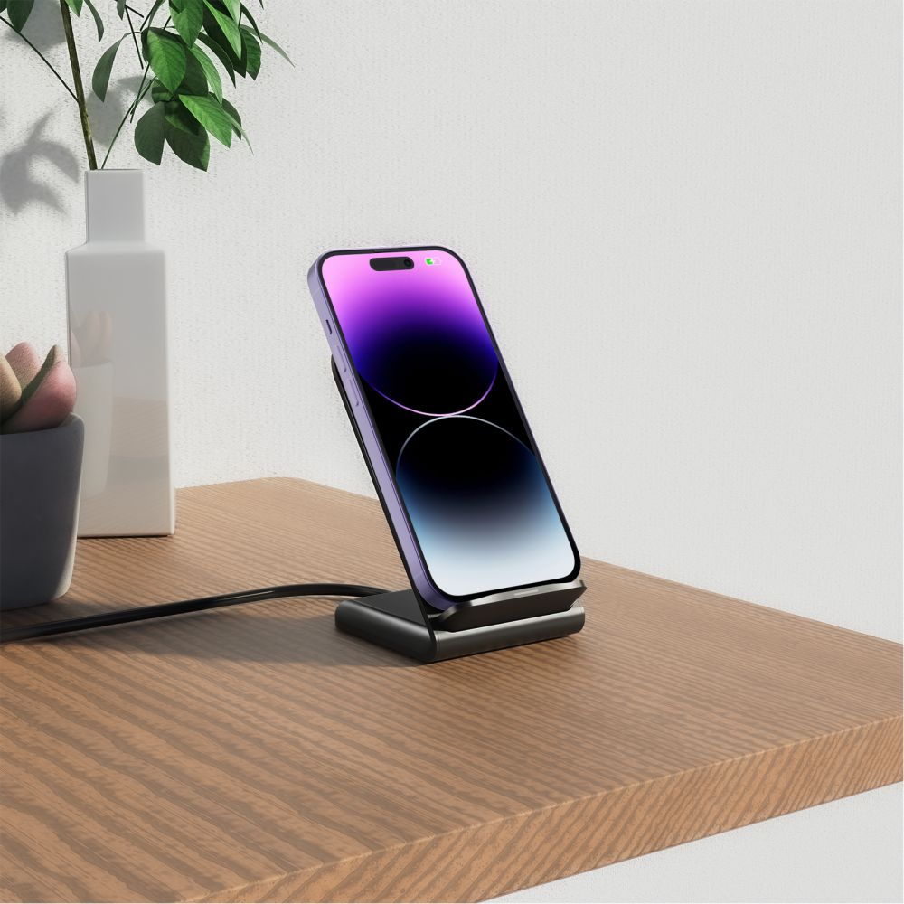 Tech-Protect S2 Βάση Ασύρματης Φόρτισης Qi Charge 15W - Black