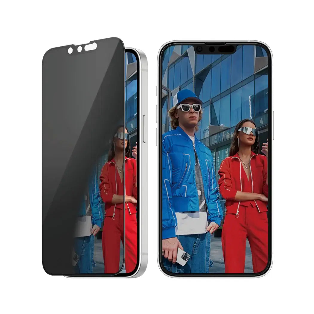 PanzerGlass iPhone 13 / 13 Pro / 14 / 16e - Privacy Ultra-Wide Fit Αντιχαρακτικό Γυαλί Οθόνης με Κιτ Τοποθέτησης - Black