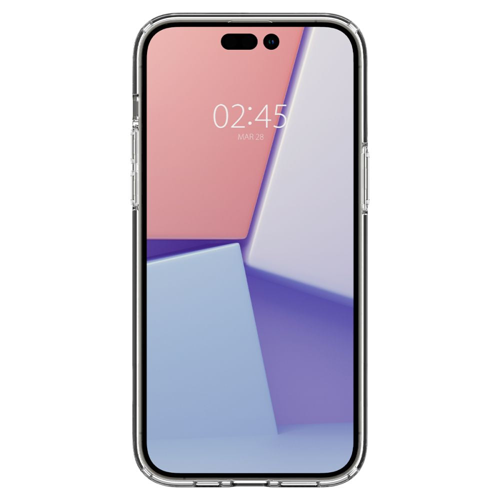 Spigen iPhone 14 Pro Ultra Hybrid S Σκληρή Θήκη με Πλαίσιο Σιλικόνης - Crystal Clear