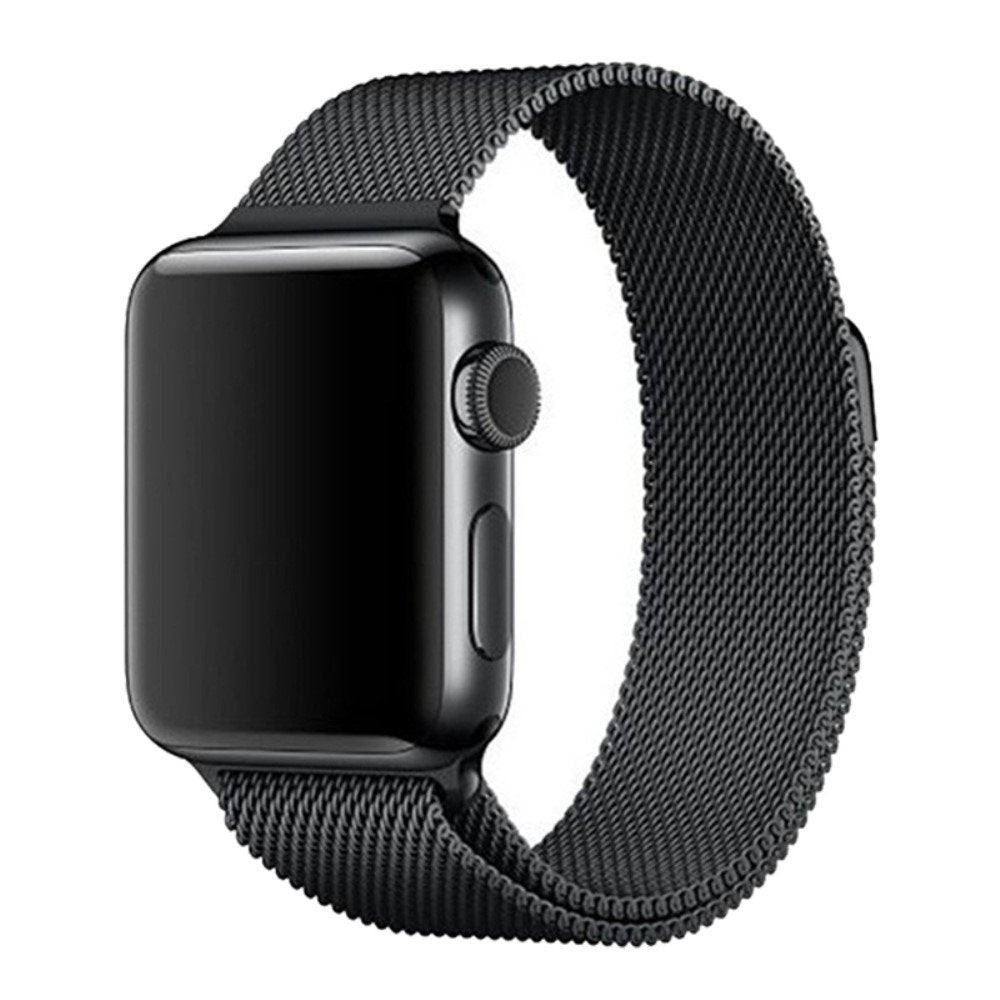 Tech-Protect Λουράκι Apple Watch 8/9/10/11 - SE (1/2/3) - Ultra (1/2/3) – 44/45/46/49mm MilaneseBand από Ανοξείδωτο Ατσάλι - Black