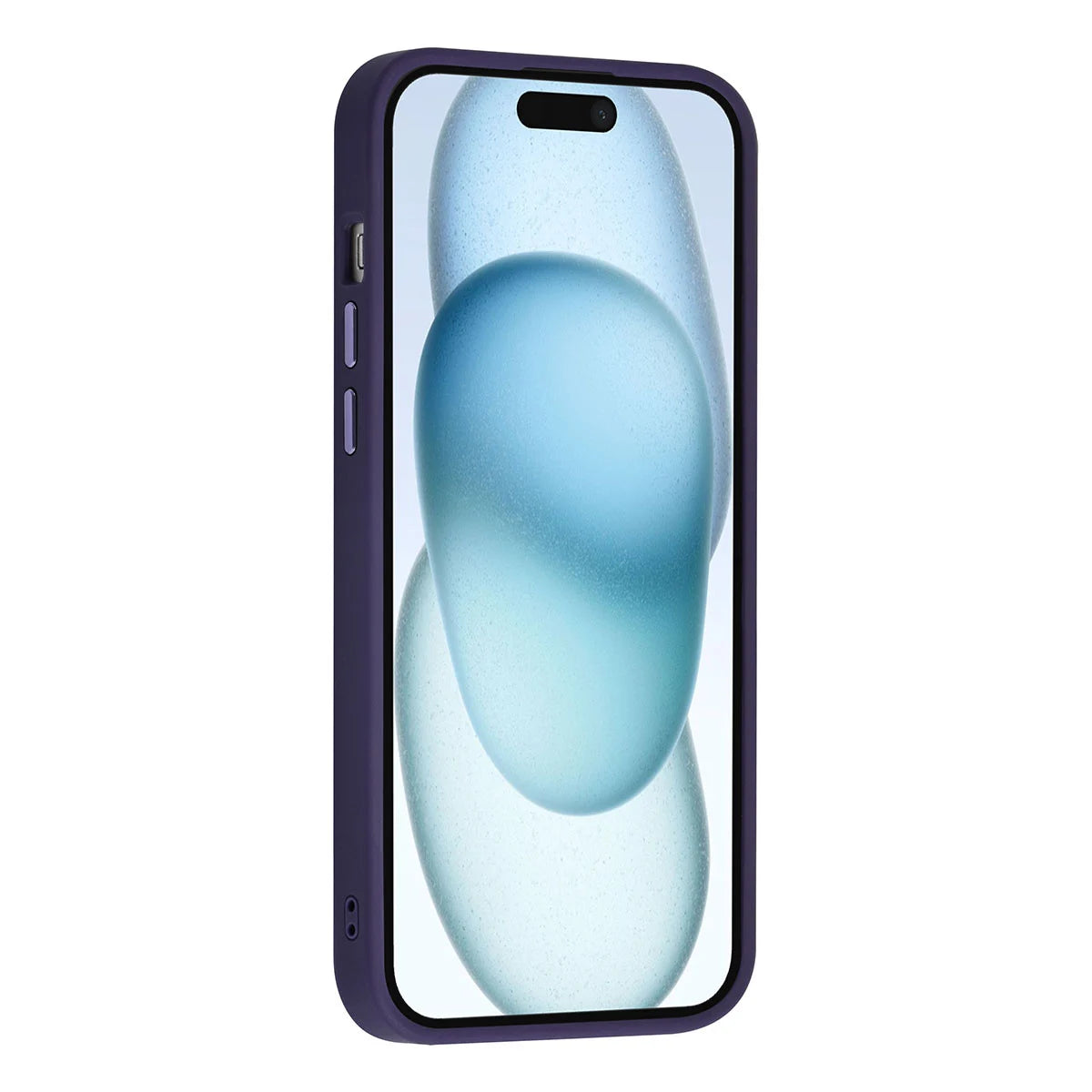 Tuniq iPhone 15 Plus / 14 Plus - Σκληρή MagSafe Θήκη με Περιστρεφόμενο Δαχτυλίδι Συγκράτησης - Ημιδιαφανή / Μοβ