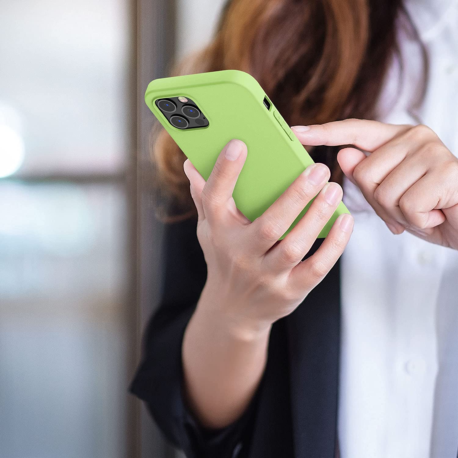 KW iPhone 12 Pro Max Θήκη Σιλικόνης TPU - Tomatillo - 53940.214