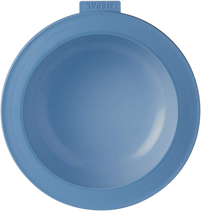 Mepal Cirqula Round Σετ με 3 BPA Free Δοχεία Αποθήκευσης Φαγητού - 350ml - 750ml - 1250 ml - Nordic Blue