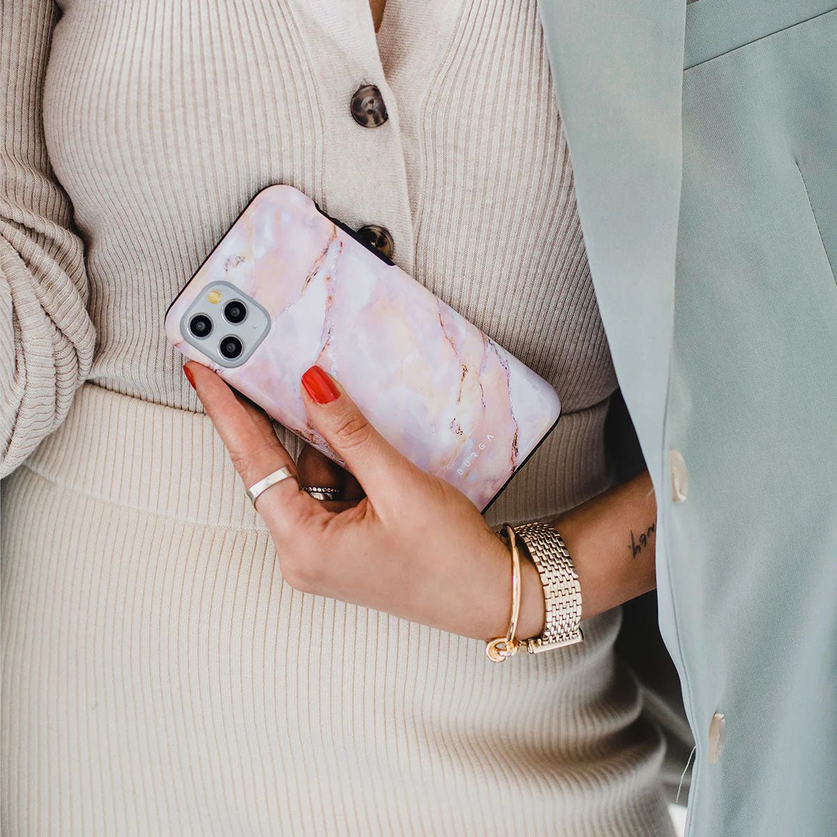 Burga iPhone 16 Plus Fashion Tough MagSafe Σκληρή Θήκη με MagSafe - Morning Sunshine