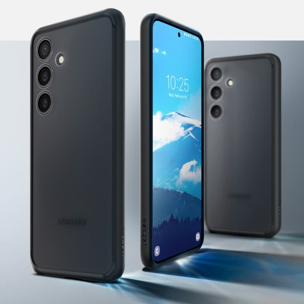 Spigen Samsung Galaxy S24+ Σκληρή Θήκη με Πλαίσιο Σιλικόνης Ultra Hybrid - Frost Black