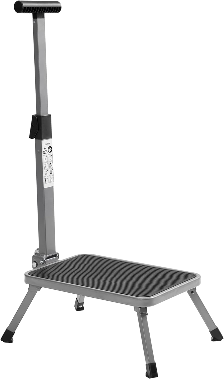 Navaris Αναδιπλούμενο Σκαλοπάτι με Λαβή - Grey - 60999.01