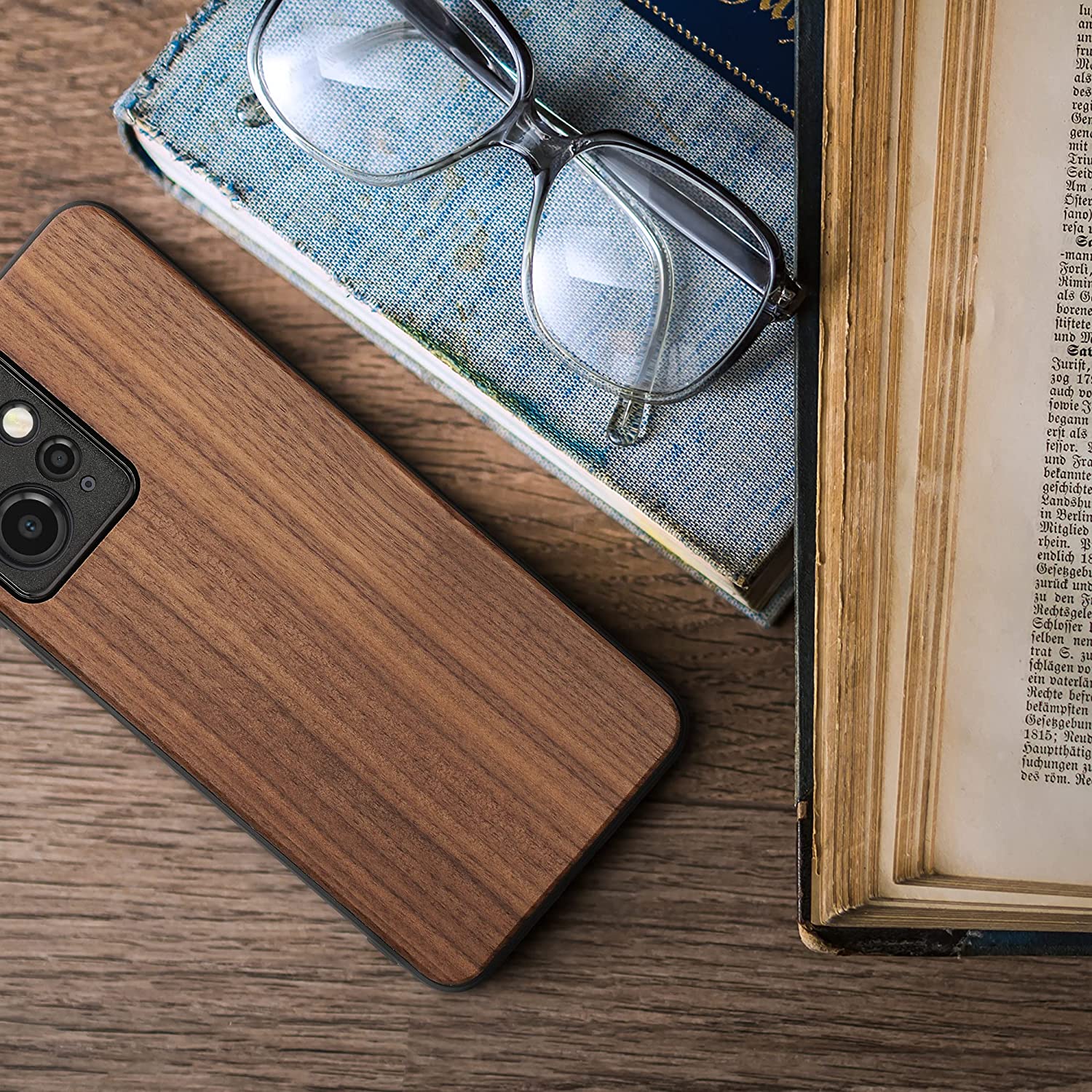 KW Xiaomi Redmi Note 12 4G Θήκη από Φυσικό Ξύλο - Dark Brown - 61178.18