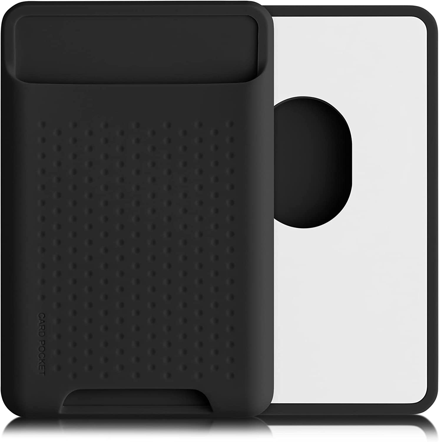 KW iPhone Μαγνητική Θήκη από Σιλικόνη για Πιστωτικές Κάρτες - Black - 58790.01