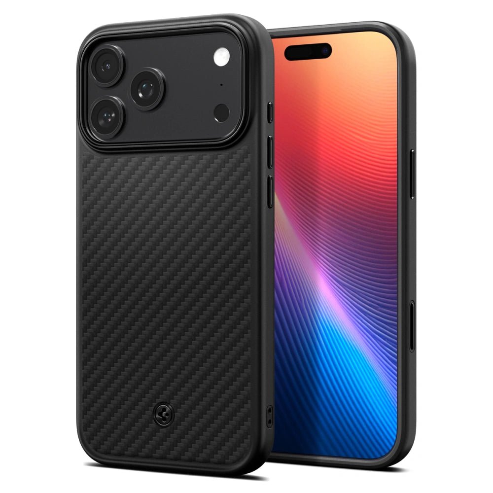 Spigen iPhone 17 Pro - Enzo Aramid T Mag - Σκληρή Θήκη Aramid Fiber με MagSafe - Black