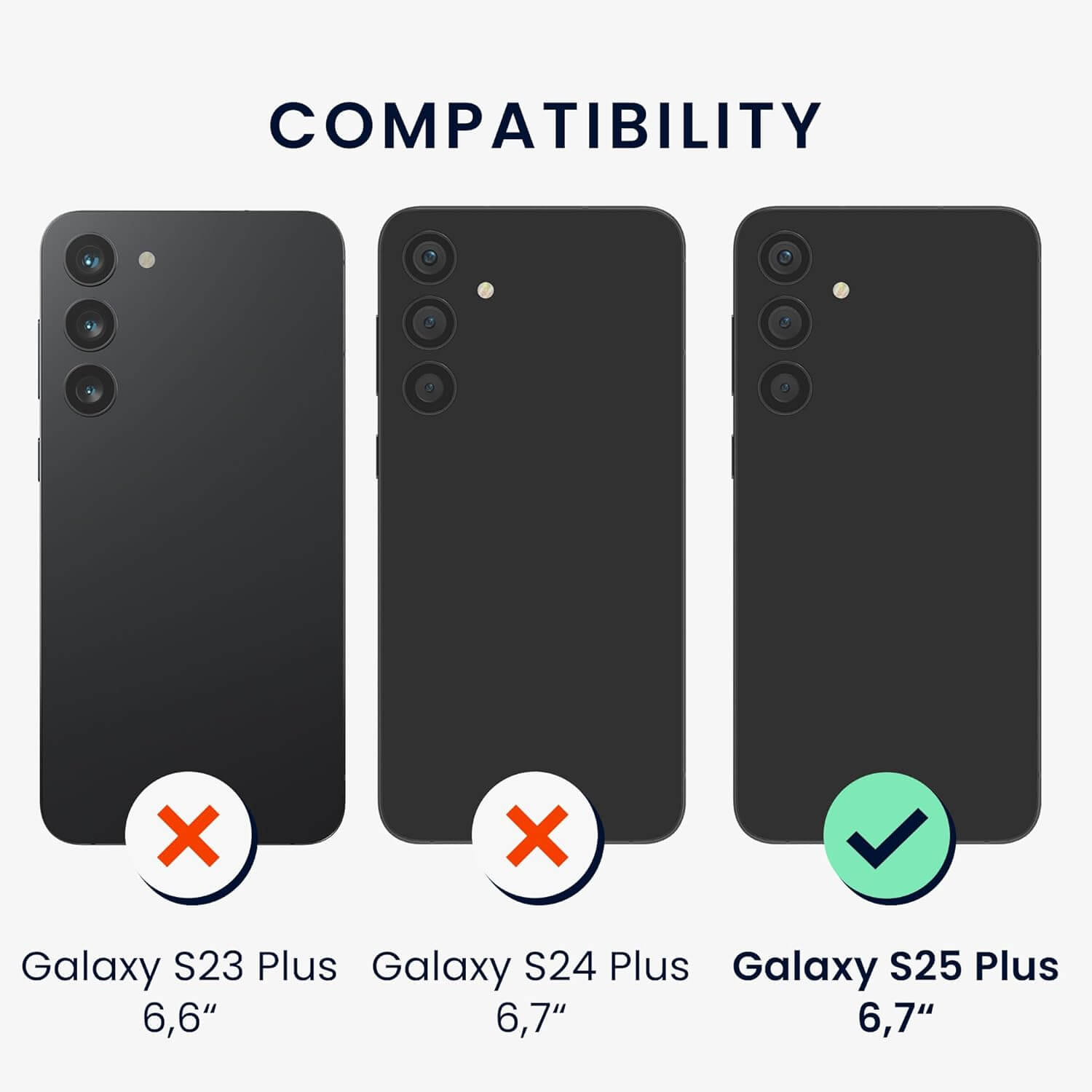 KW Samsung Galaxy S25 Plus Θήκη από Φυσικό Ξύλο και Carbon - Dark Brown / Black