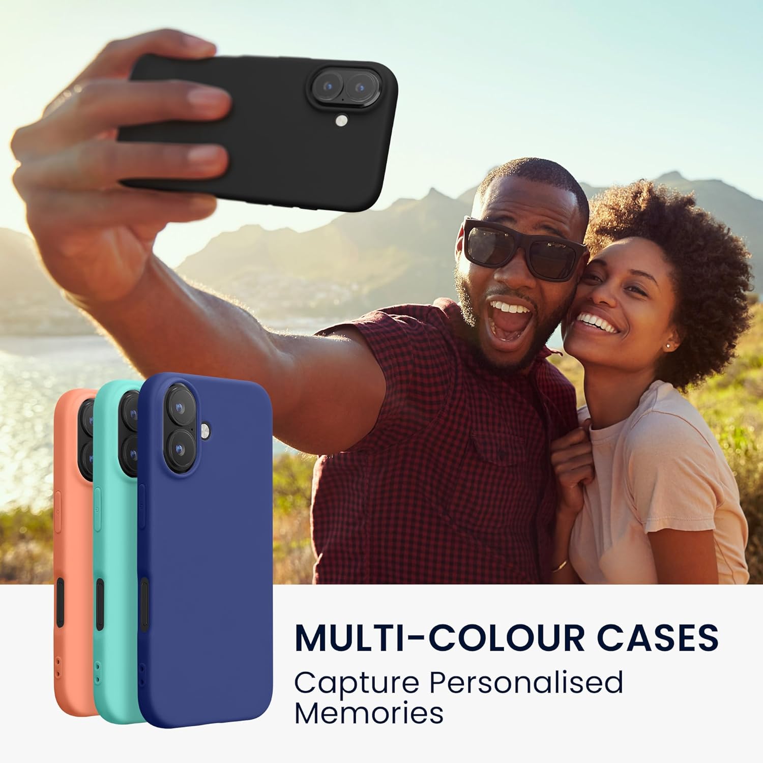 KW iPhone 16 Λεπτή Θήκη Σιλικόνης TPU - Matte Black