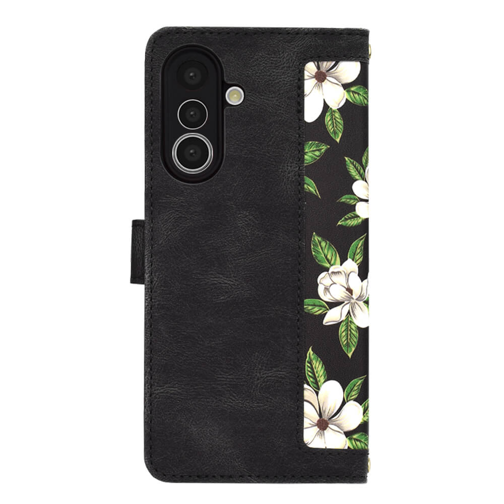 Techsuit Samsung Galaxy A36 5G - FlipCraft - Θήκη Πορτοφόλι από Δερματίνη - Flowers of the Dawn