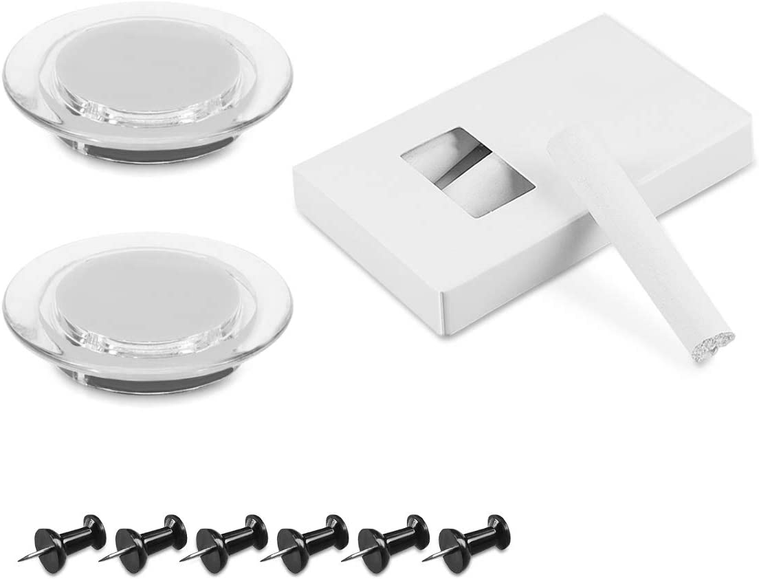 Navaris Combo Board with Chalk and Fabric Boards - Διπλός Πίνακας Ανακοινώσεων με Μαγνητικό Μαυροπίνακα και Πίνακα από Ύφασμα - Black / Grey - 51755.6