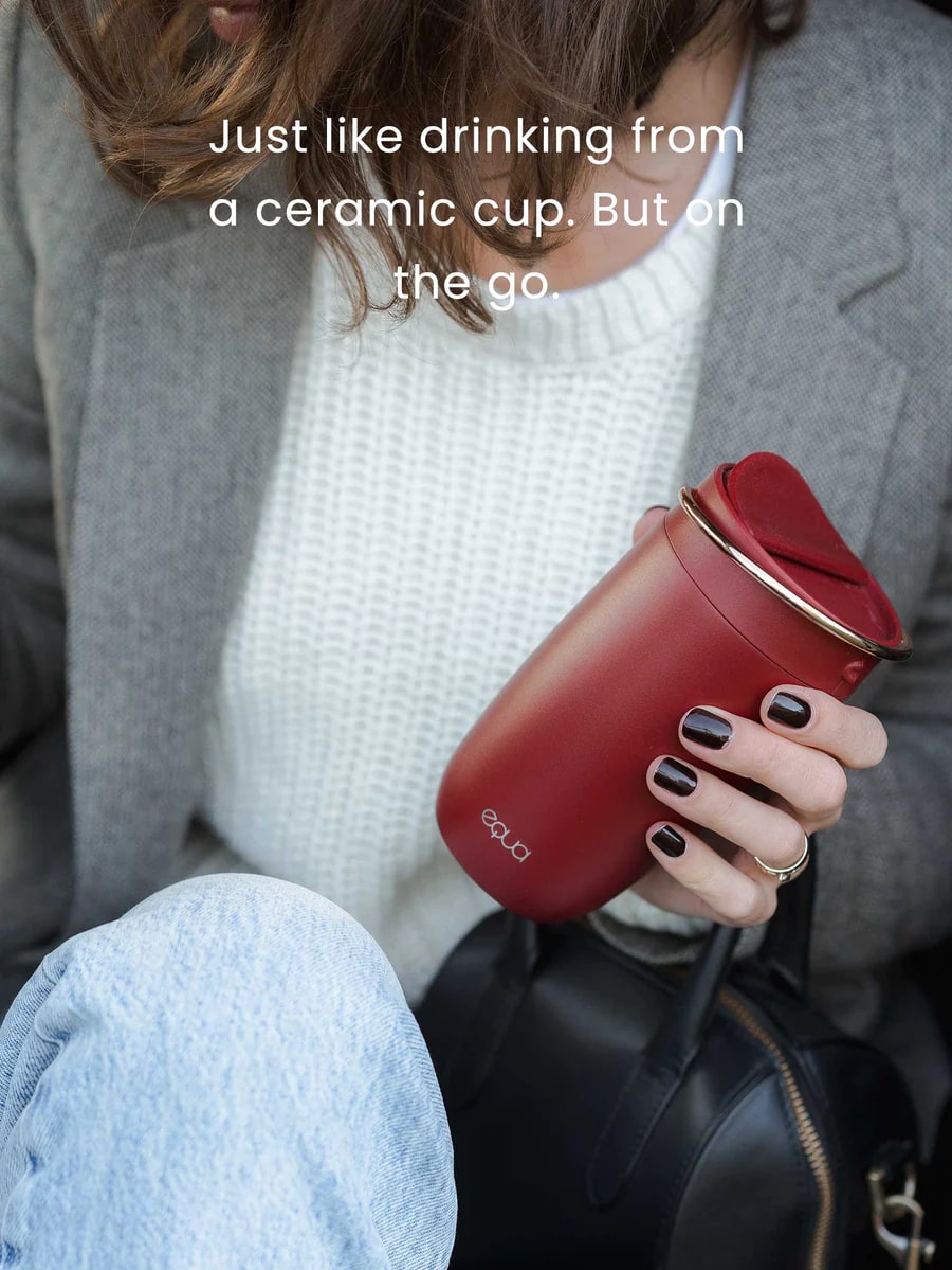 Equa Cup - Κούπα Θερμός από Ανοξείδωτο Ατσάλι - 300ml - Wine Not