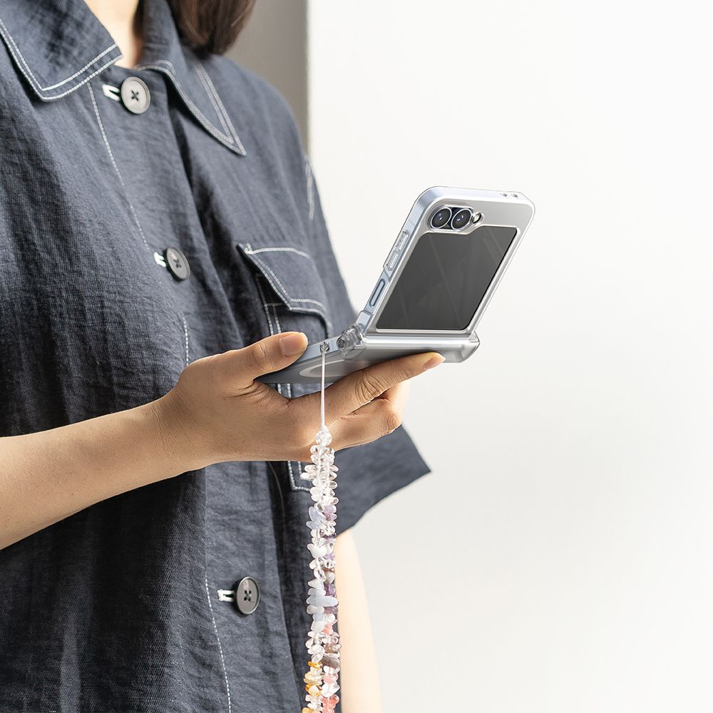 Ringke Samsung Galaxy Z Flip6 Slim Hing Magnetic Λεπτή Θήκη από Σκληρό Πλαστικό με MagSafe - Ματ Διάφανη