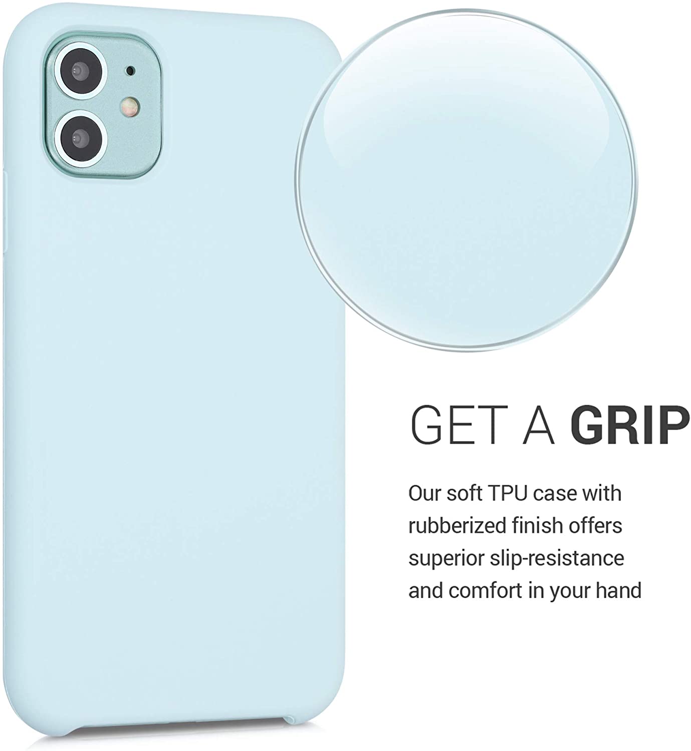 KW iPhone 11 Θήκη Σιλικόνης Rubber TPU - Frosty Mint - 49724.200