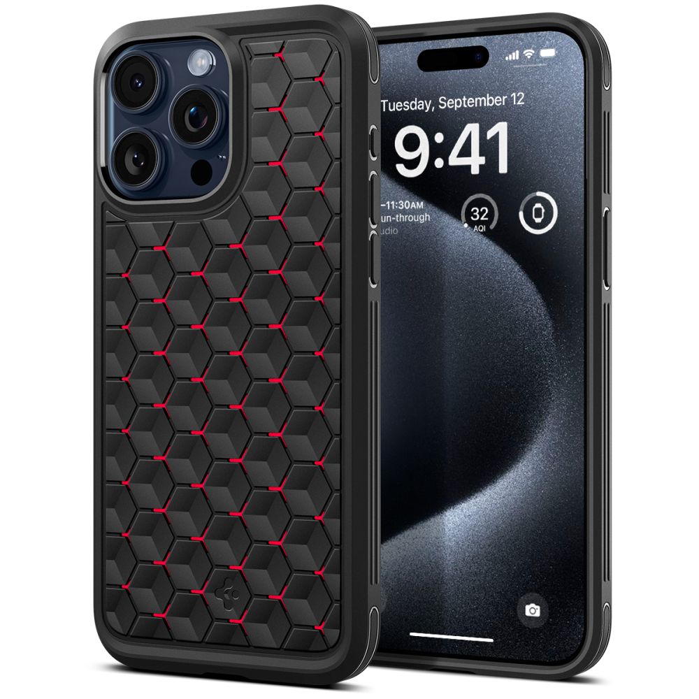 Spigen iPhone 15 Pro Max Cryo Armor Θήκη Υψηλής Προστασίας - Cryo Red