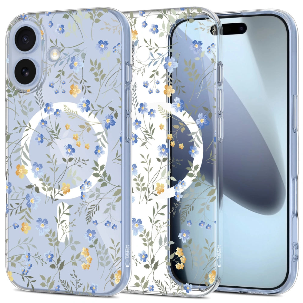 Tech-Protect iPhone 17 Flexair Θήκη Σιλικόνης TPU με MagSafe - Spring Flowers