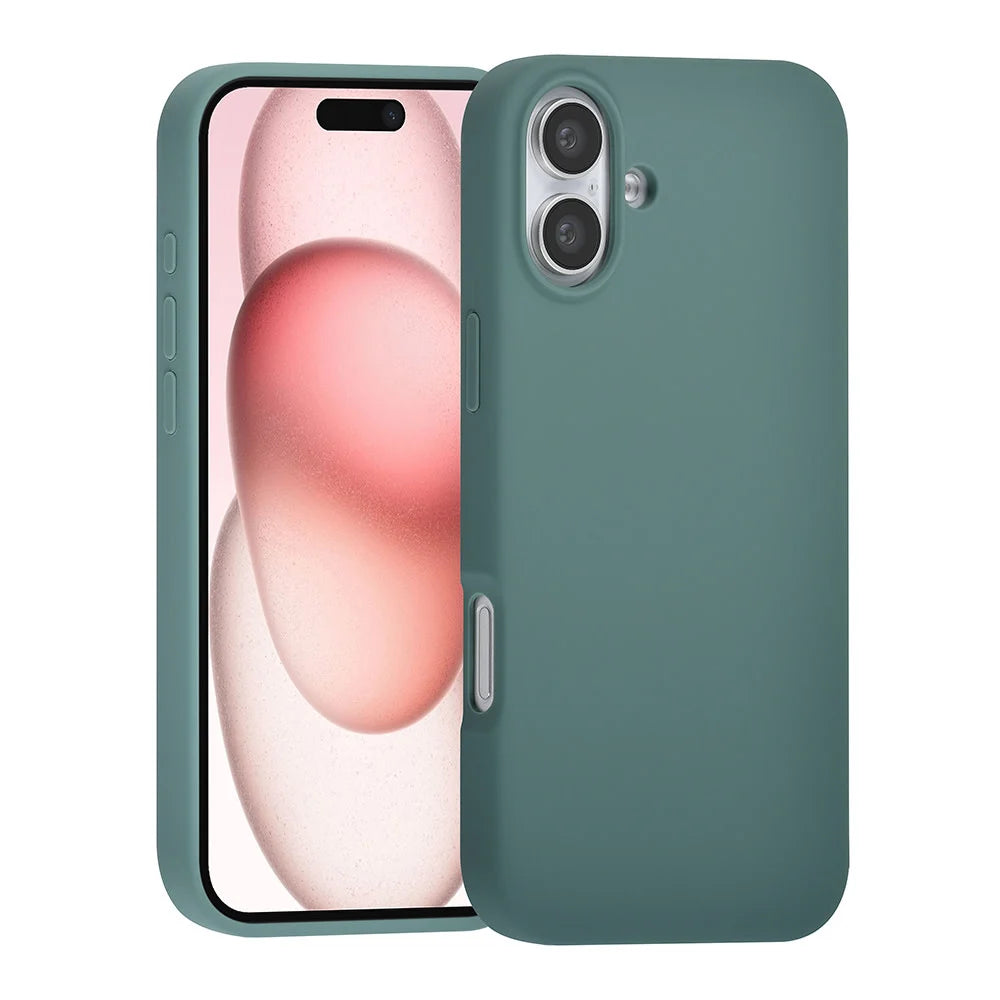 Tuniq iPhone 16 Plus Premium Liquid Silicone Θήκη Σιλικόνης - Green