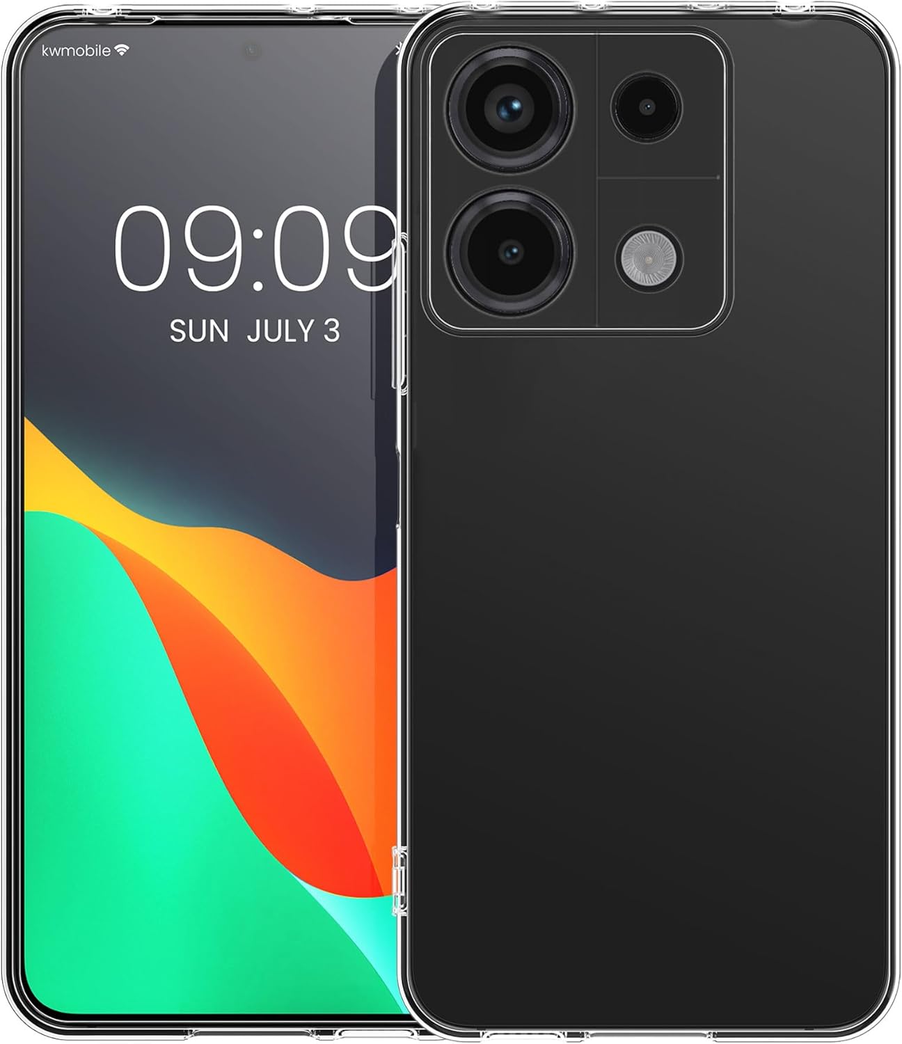 KW Xiaomi Redmi Note 13 5G Θήκη Σιλικόνης Crystal TPU - Διάφανη