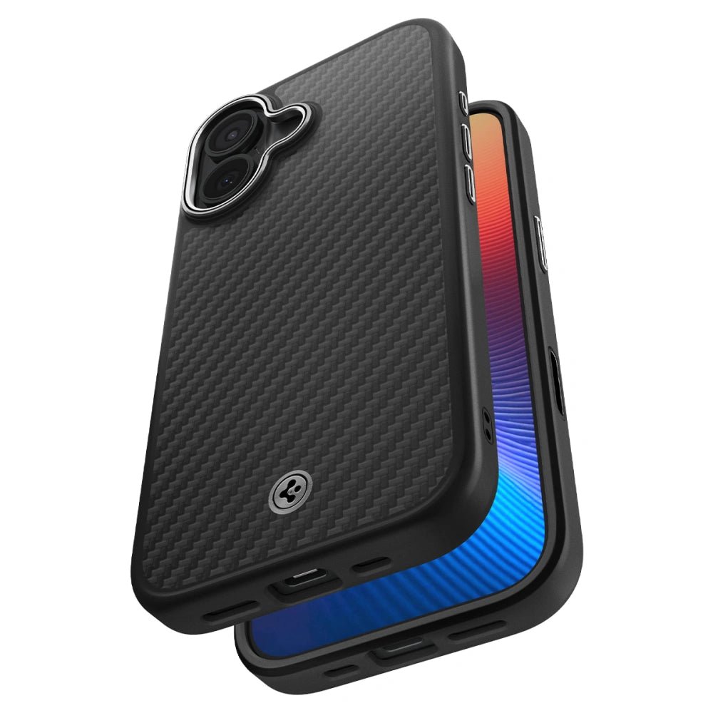 Spigen iPhone 17 - Enzo Aramid T Mag - Σκληρή Θήκη Aramid Fiber με MagSafe - Black / Silver