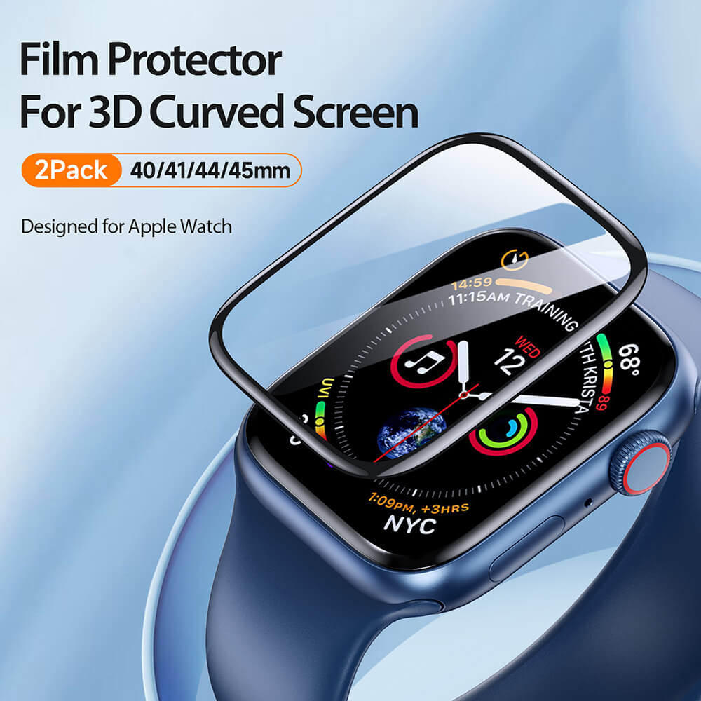 Dux Ducis Προστασία Οθόνης Apple Watch 10/11 - 46mm - Pmma Screen Protector Series Αντιχαρακτικό Γυαλί Οθόνης - 2 Τεμάχια - Black