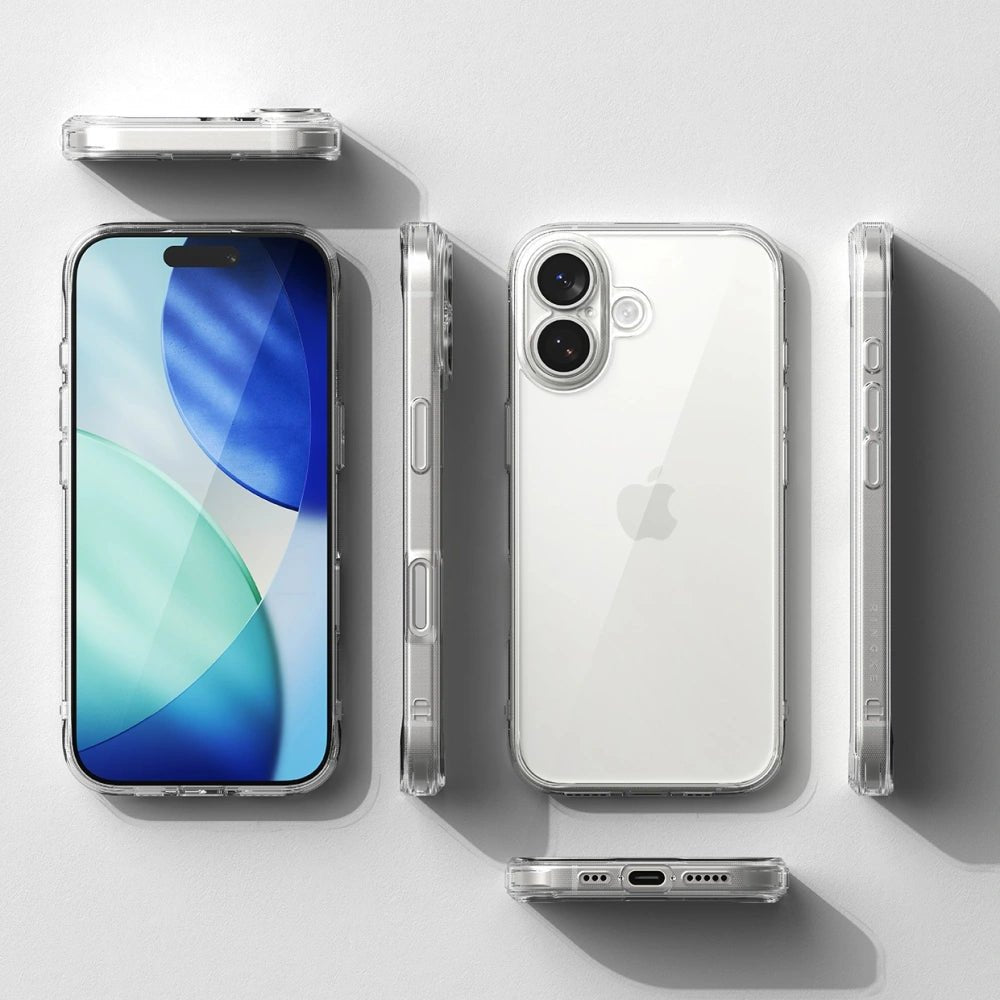 Ringke iPhone 17 Fusion Σκληρή Θήκη με Πλαίσιο Σιλικόνης - Διάφανη