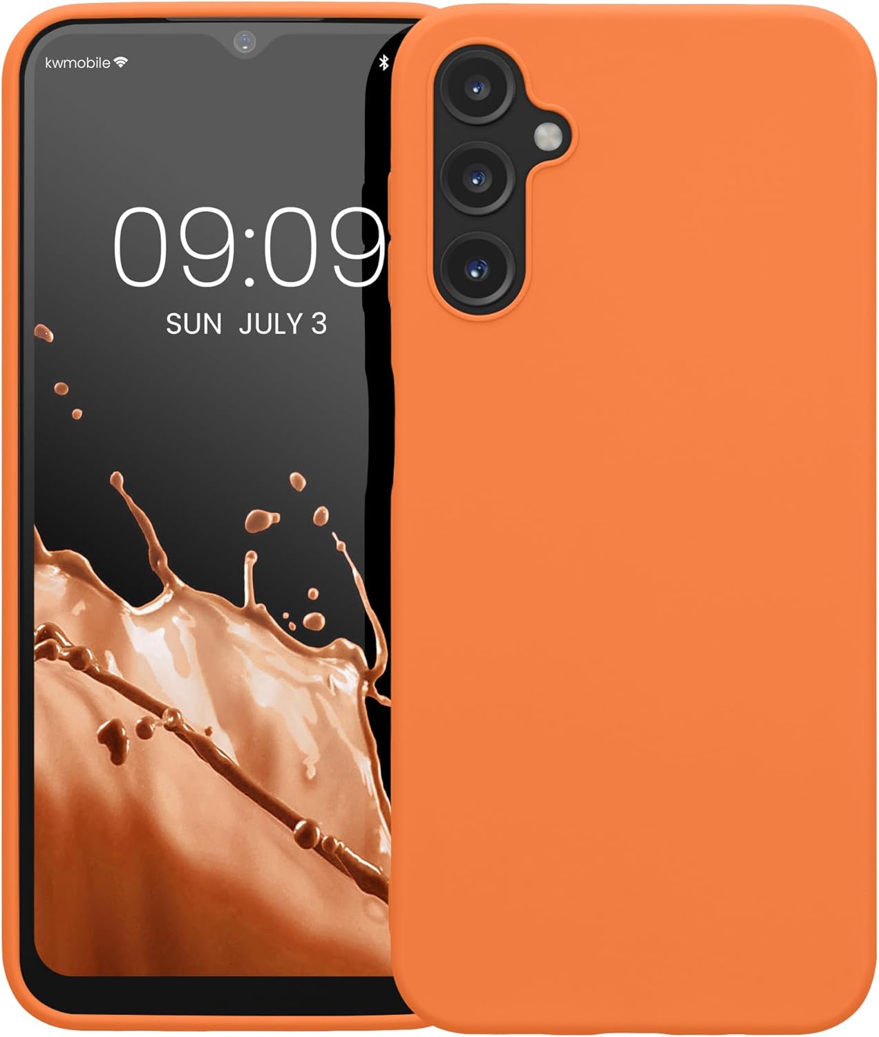 KW Samsung Galaxy A14 5G Θήκη Σιλικόνης TPU - Fruity Orange
