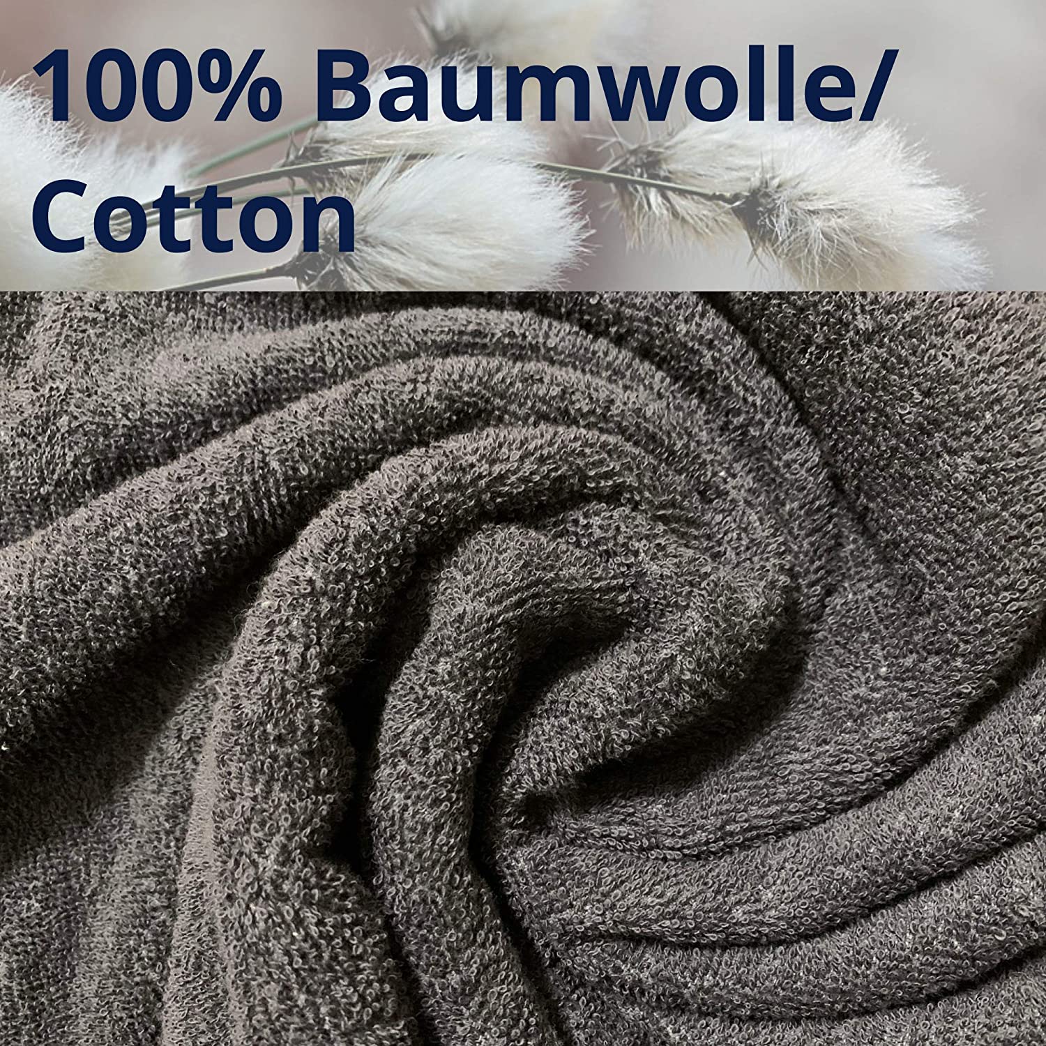 HOMELEVEL Μπουρνούζι Σκύλου - Extra Small - Anthracite / Gray - 54844.73.32