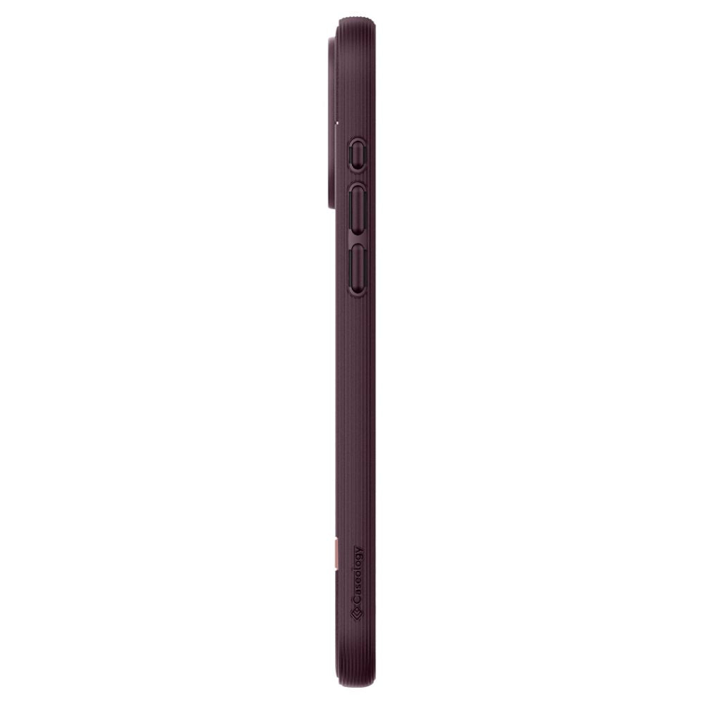 Caseology iPhone 15 Pro Parallax Mag Θήκη Σιλικόνης με Σκληρό Πλαίσιο και MagSafe - Burgundy