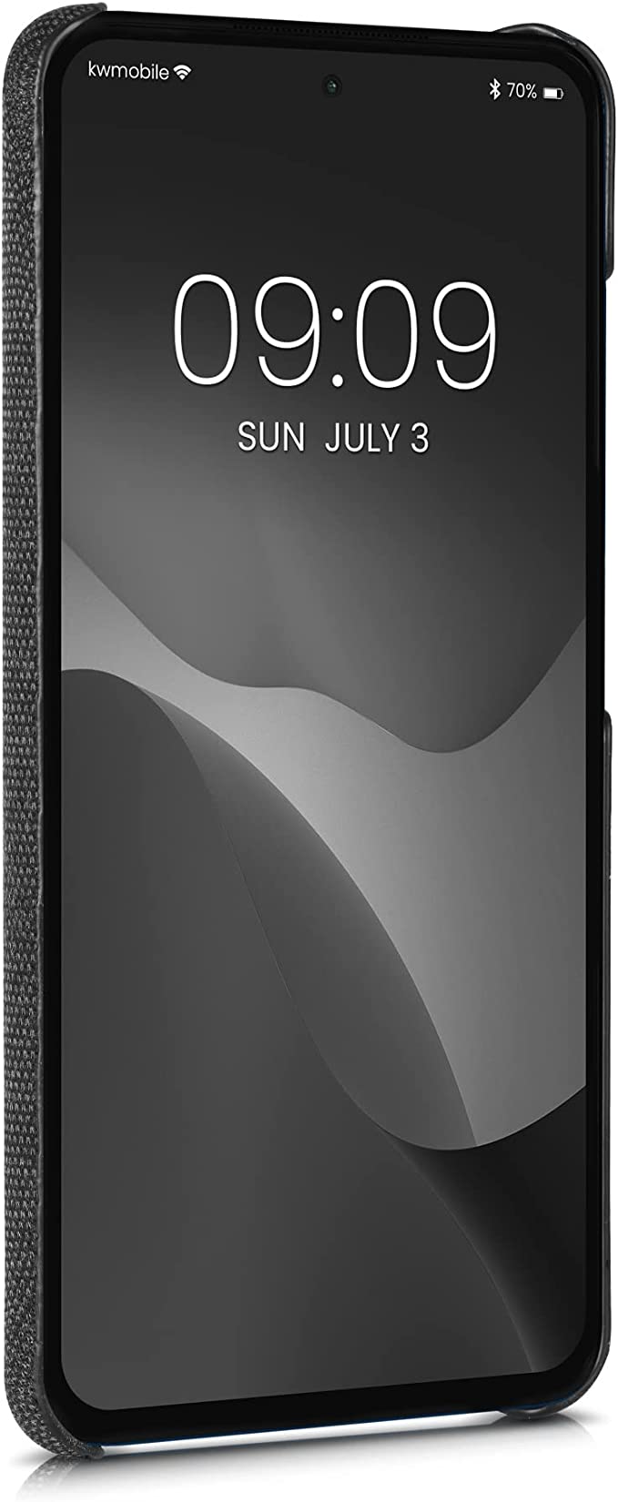 KW Xiaomi Poco X3 NFC / Poco X3 Pro Σκληρή Θήκη με Υφασμάτινη Επένδυση - Dark Grey - 57486.19