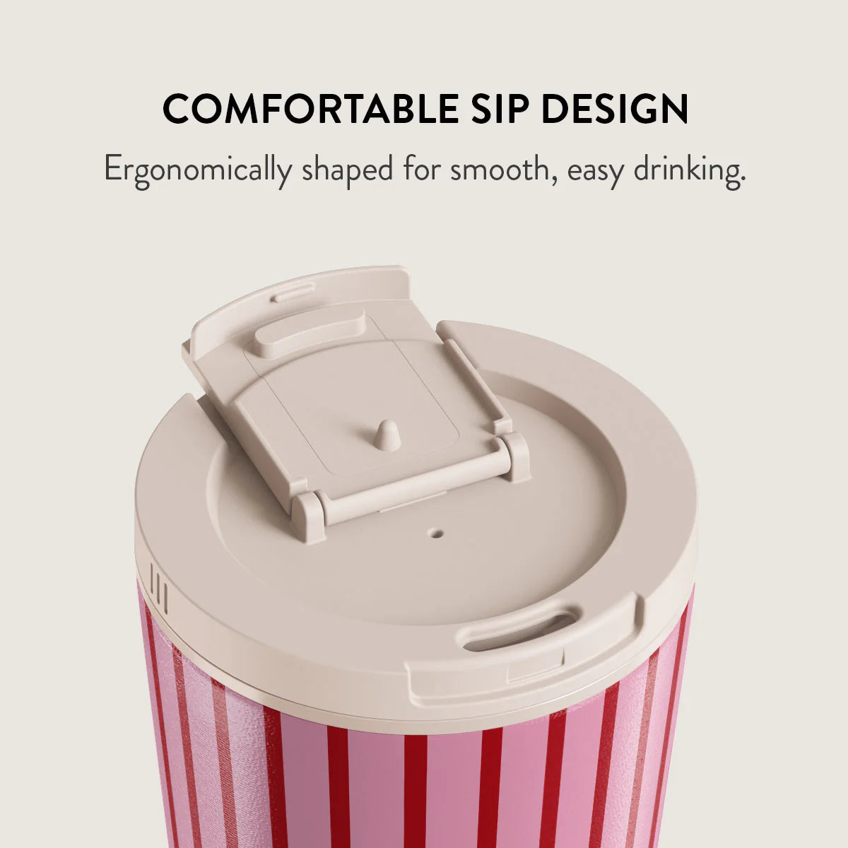 Burga Κούπα Θερμός από Ανοξείδωτο Ατσάλι - Flap Lid - 700ml - Favorite Bikini