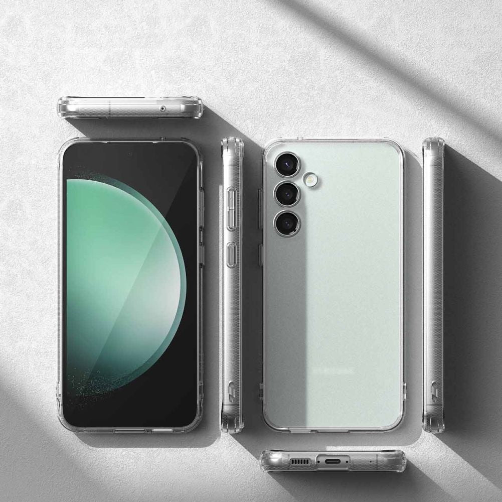 Ringke Samsung Galaxy S23 FE Fusion Σκληρή Θήκη με Πλαίσιο Σιλικόνης - Ματ Διάφανη