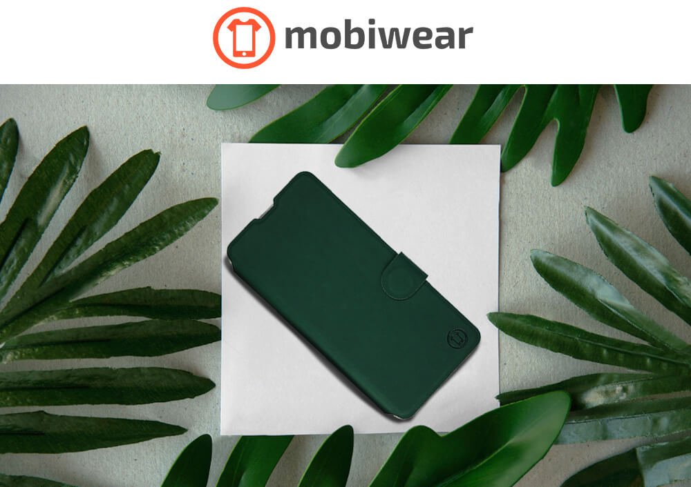 Mobiwear iPhone 14 Pro Θήκη Βιβλίο Slim Flip - Πράσινη - S_GRB