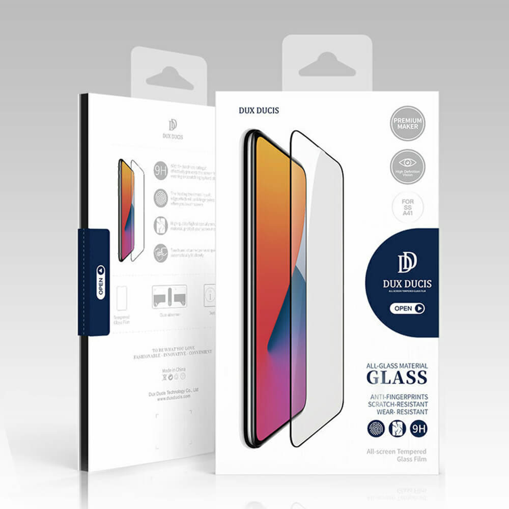 Dux Ducis Samsung Galaxy S23 Ultra 9D 9H Full Screen Case Friendly Tempered Glass Αντιχαρακτικό Γυαλί Οθόνης - Black