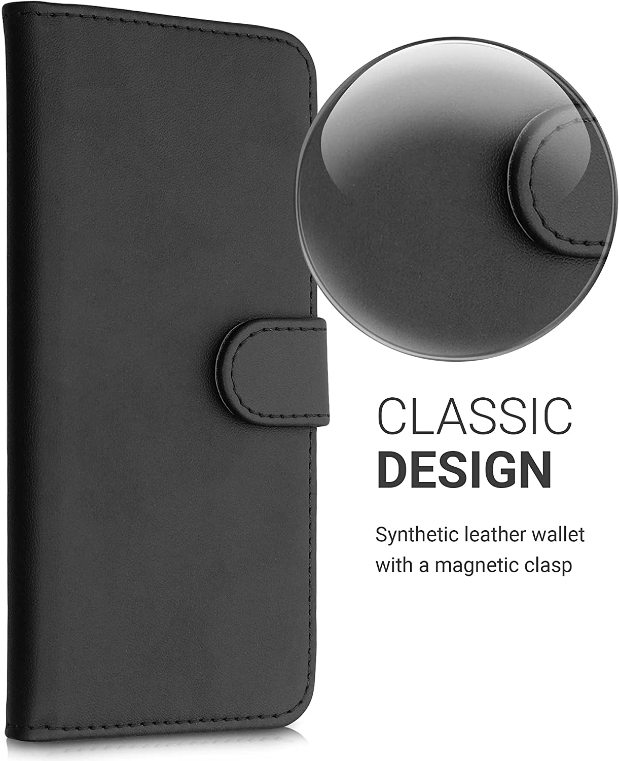 KW Samsung Galaxy A52 / A52 5G / A52s 5G Θήκη Πορτοφόλι Stand - Black - 54603.01