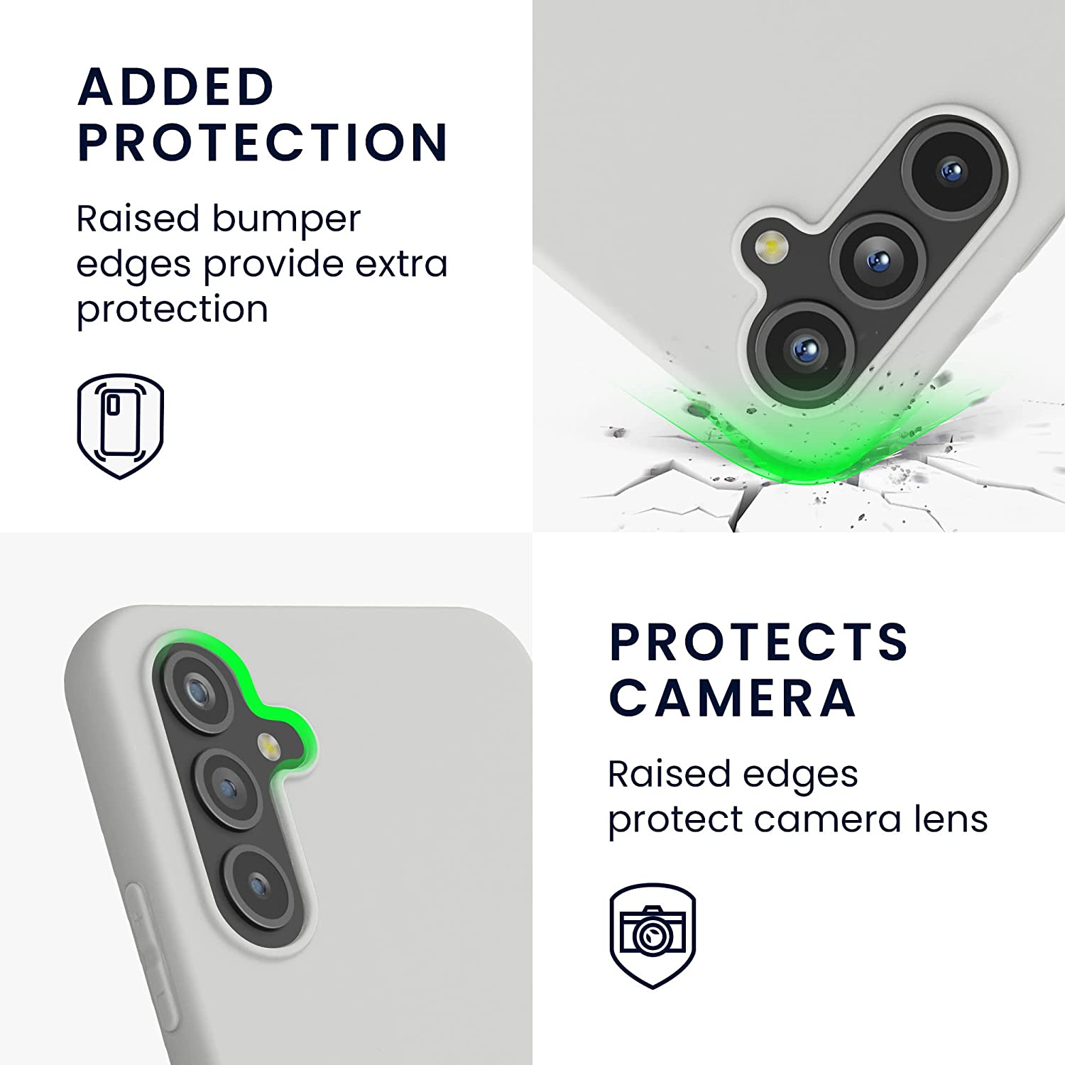 KW Samsung Galaxy A54 5G Θήκη Σιλικόνης TPU - White Matte - 60796.48