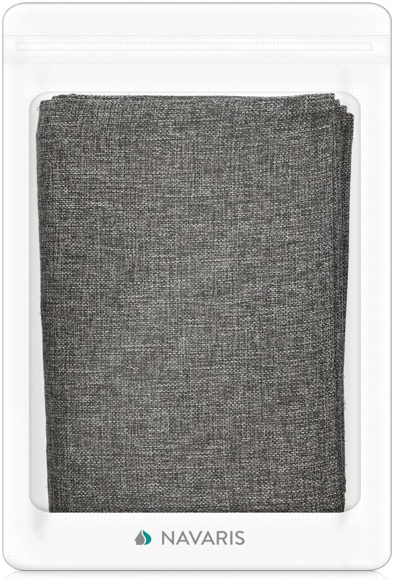 Navaris Cat Scratch Mats Sofa Shield Σετ με 2 Προστατευτικά Καναπέ από Γρατζουνιές Γάτας - 130 x 45 cm - Dark Grey - White - 46354.19.02