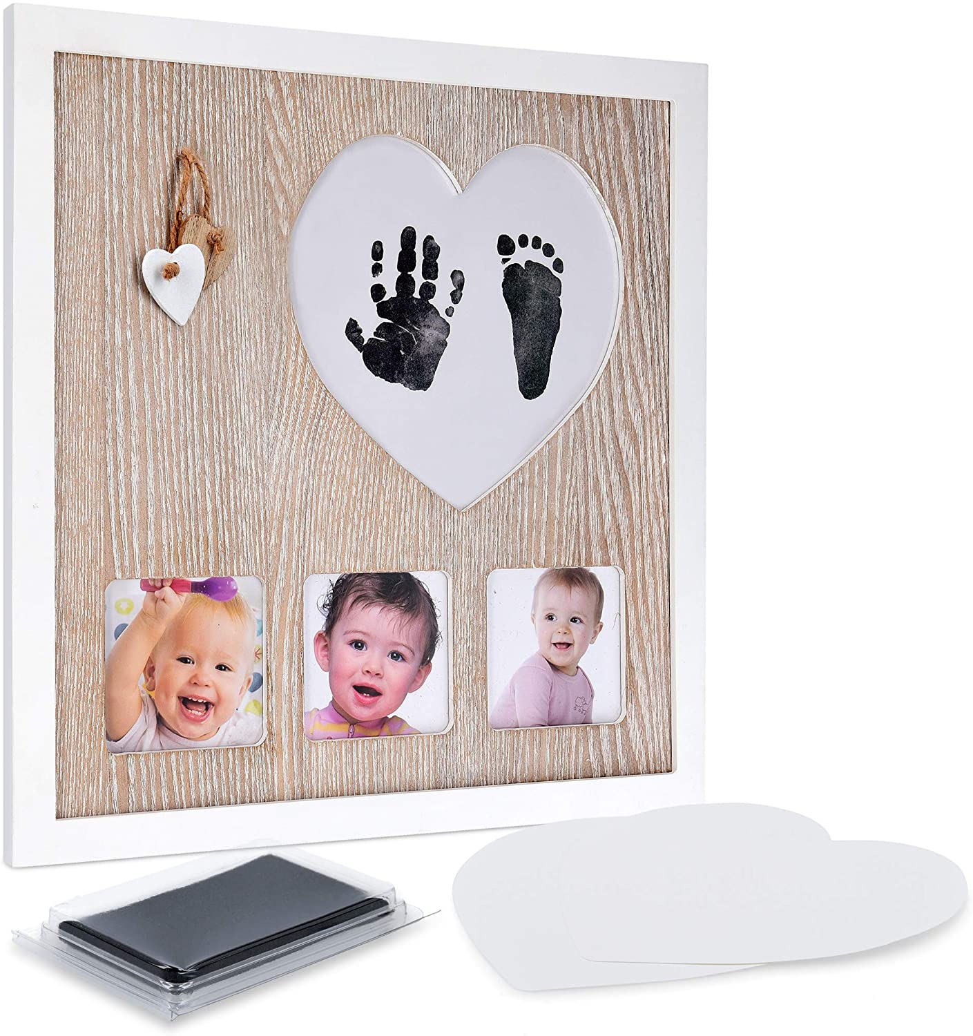 Navaris Σετ Κορνιζών από Μελάνι για Αποτύπωμα Μωρού - Wooden - 51849.01