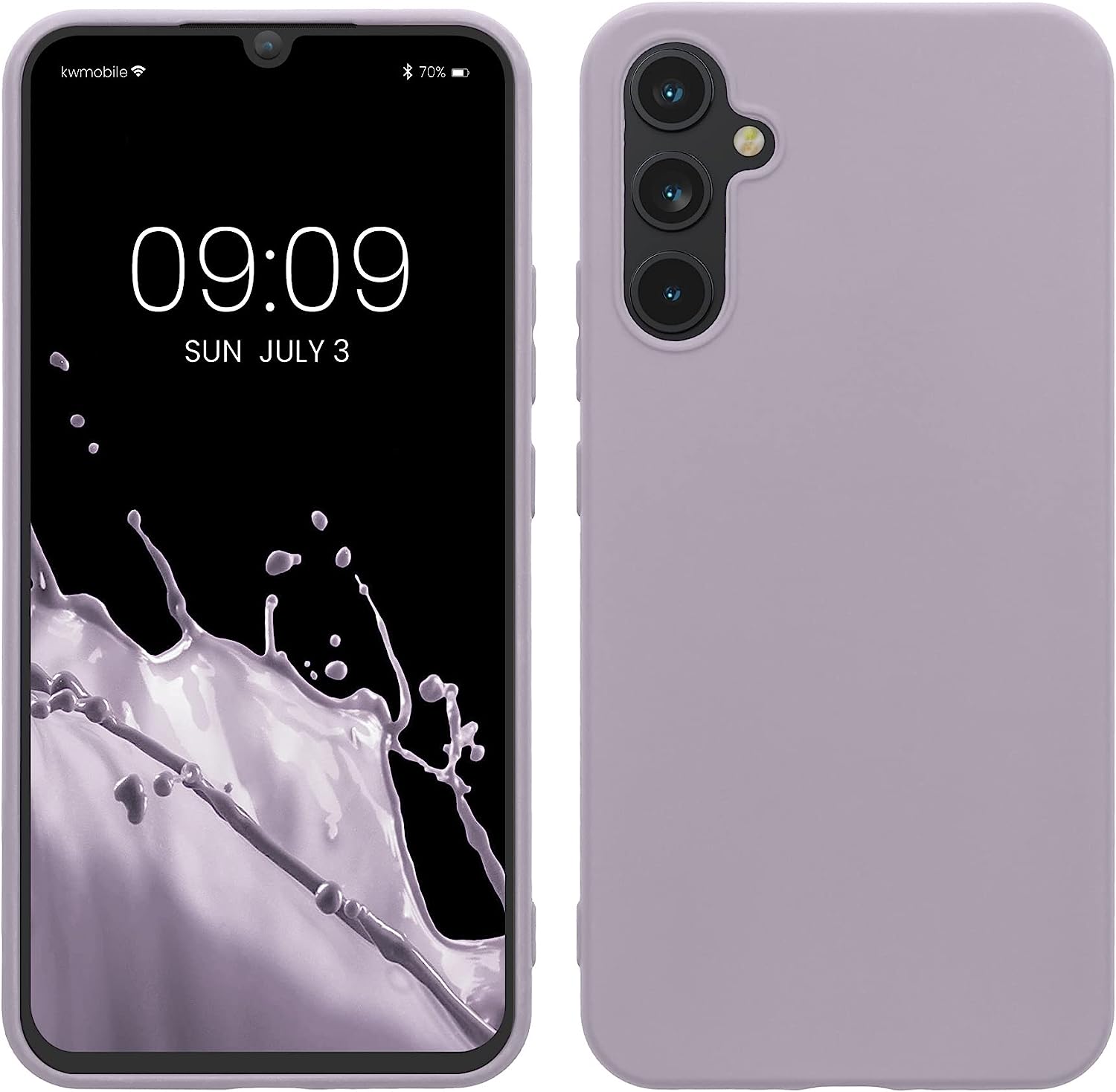 KW Samsung Galaxy A34 5G Θήκη Σιλικόνης TPU - Lavender - 60809.108