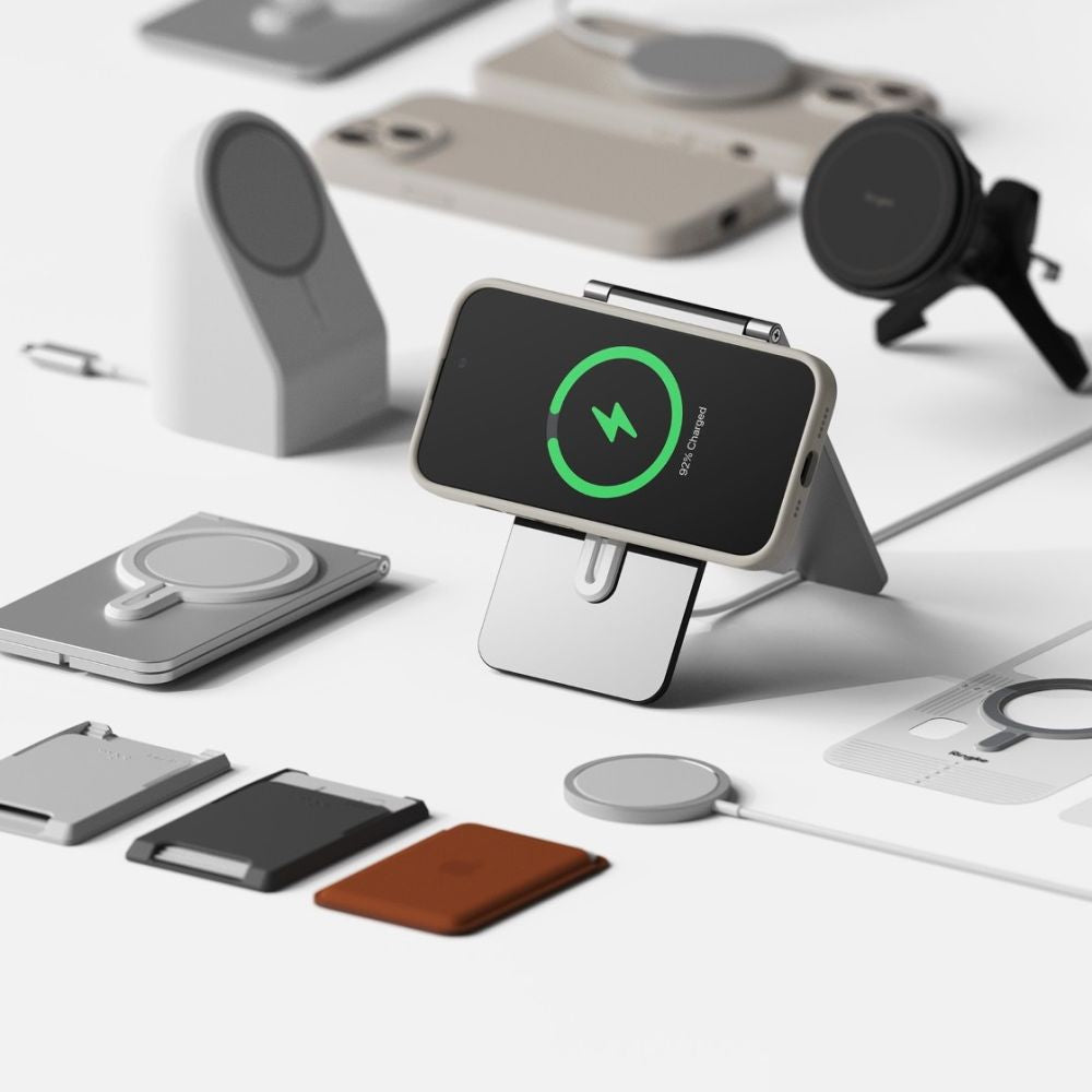 Ringke iPhone 15 Silicone Magnetic MagSafe Case Θήκη Σιλικόνης με MagSafe - Stone