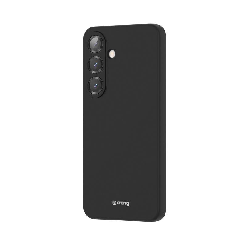 Crong Samsung Galaxy S25 Color Cover Θήκη Σιλικόνης - Black