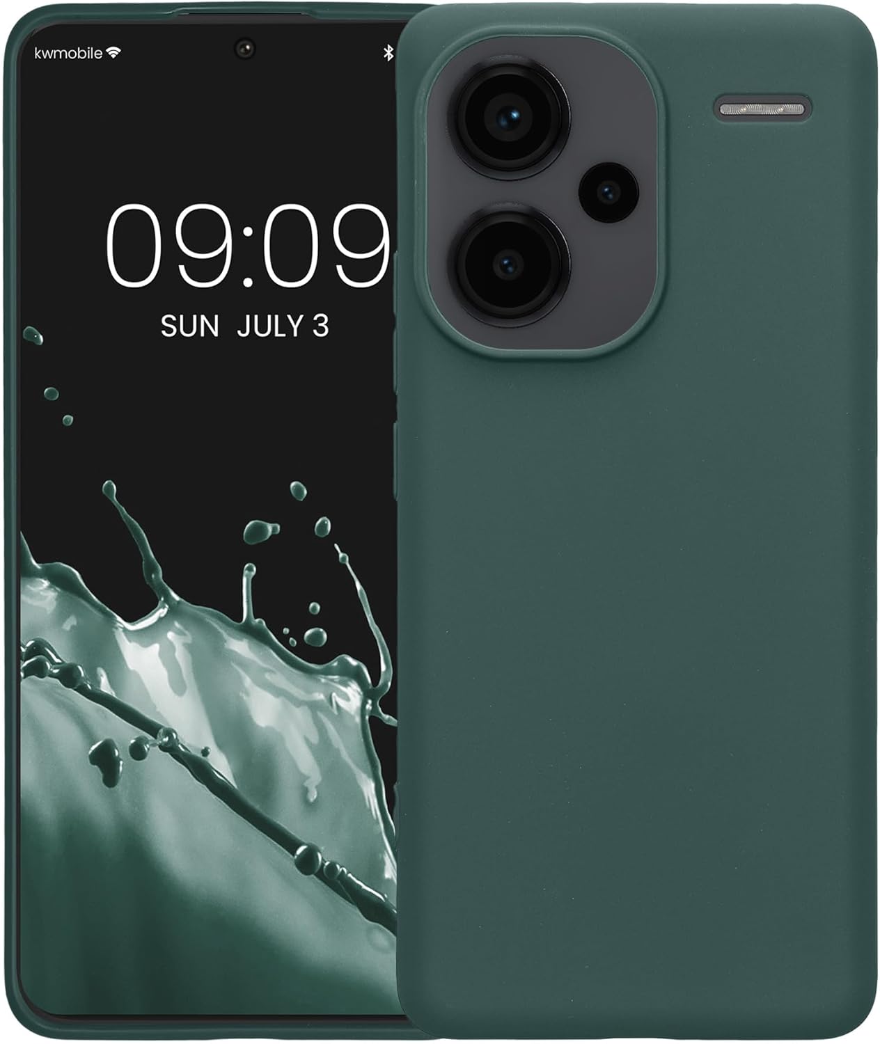 KW Xiaomi Redmi Note 13 Pro+ 5G Λεπτή Θήκη Σιλικόνης TPU - Teal