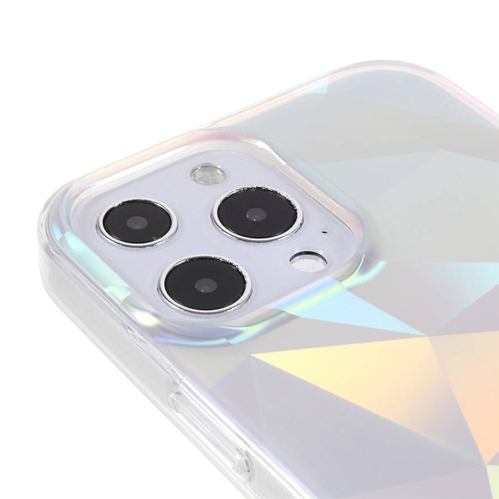 Kingxbar iPhone 13 Pro Streamer Series Σκληρή Θήκη με Πλαίσιο Σιλικόνης - Lattice Pattern - Multicolor