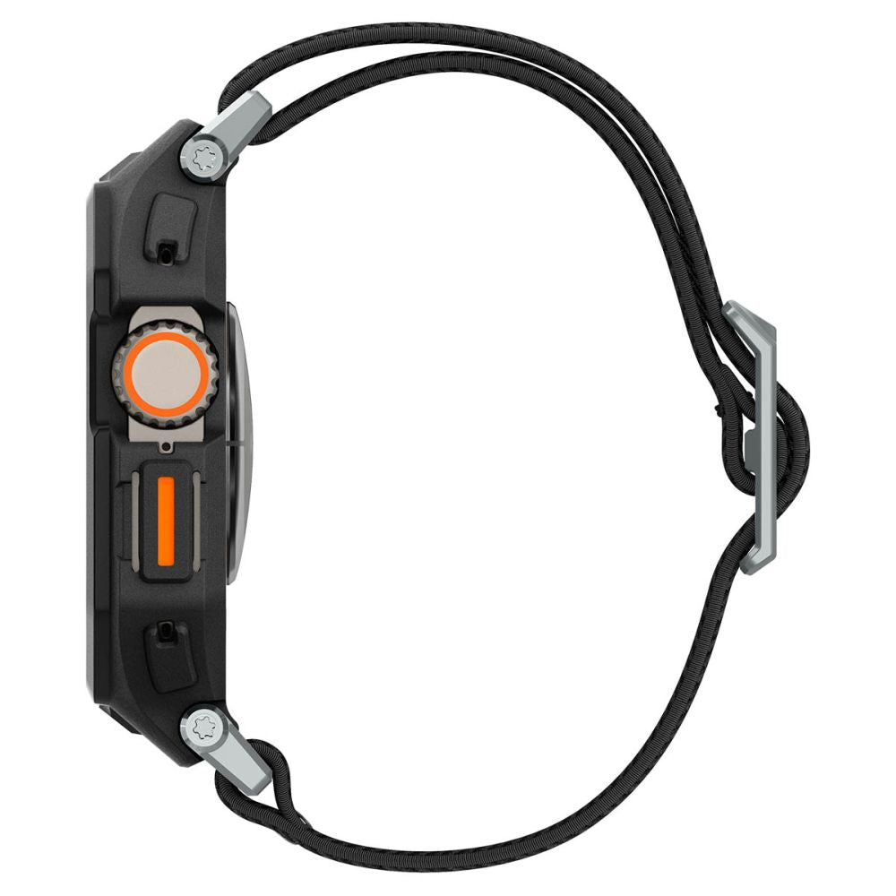 Spigen Λουράκι Apple Watch Ultra (1/2/3) - 49mm με Θήκη Προστασίας Lite Fit Pro - Matte Black